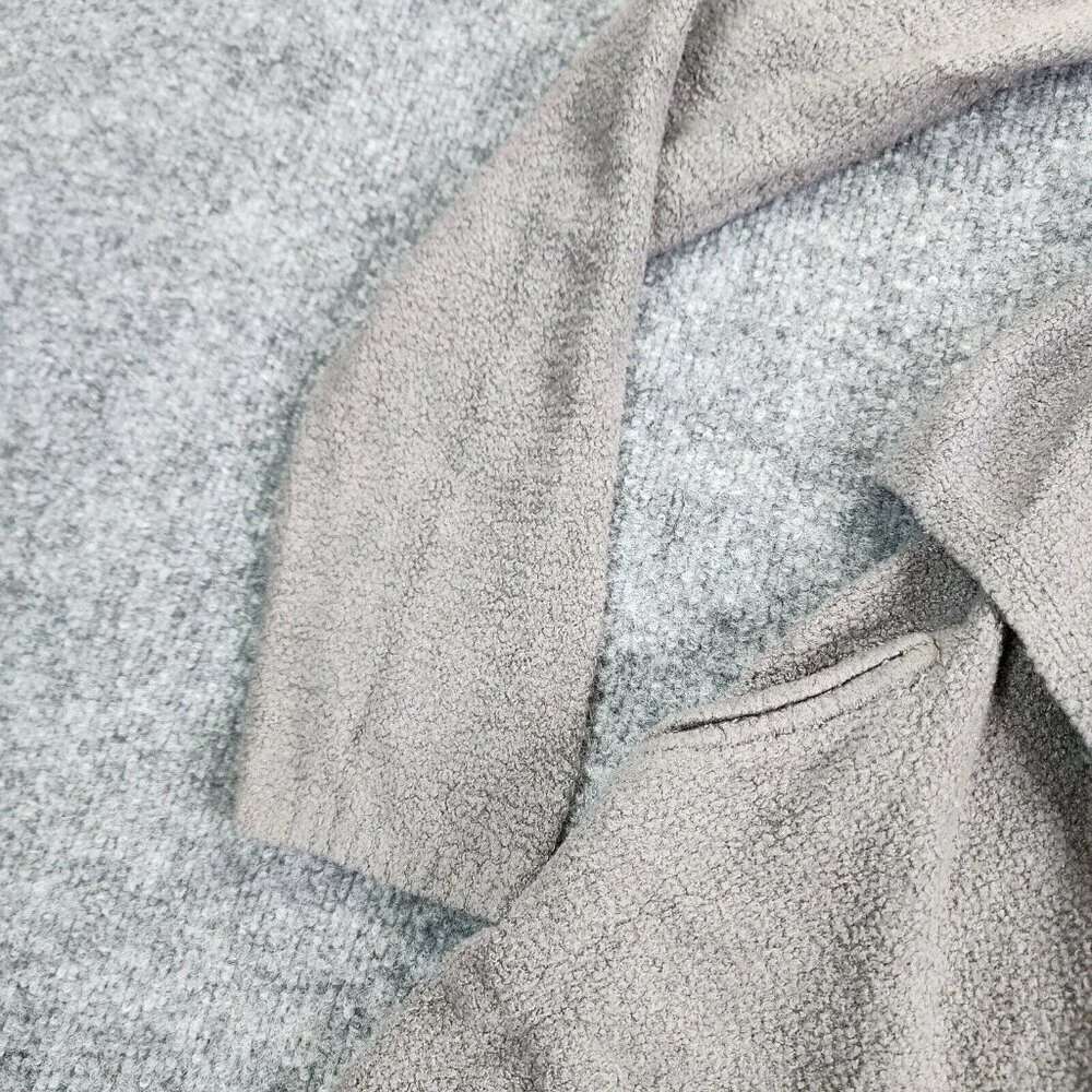 Barefoot Dreams Cozychic Lite‎ Island Wrap Open Cardigan Style 903 Gray Sz X/XL